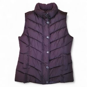 Vintage GAP Womens Puffer Vest Brown Polyfil, M